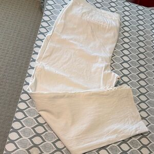 Chico's White Straight Leg Pants